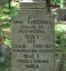 Grave of Anna widerska, died 1938. Czesaw widerski died 1943